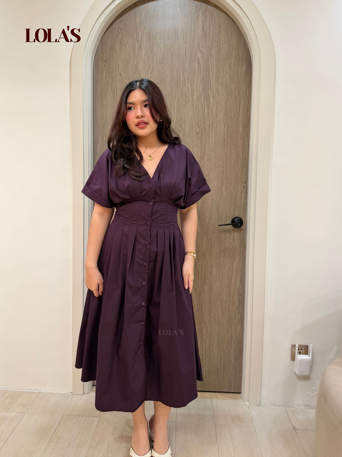 Frederica Dress (Dusk Poplin)