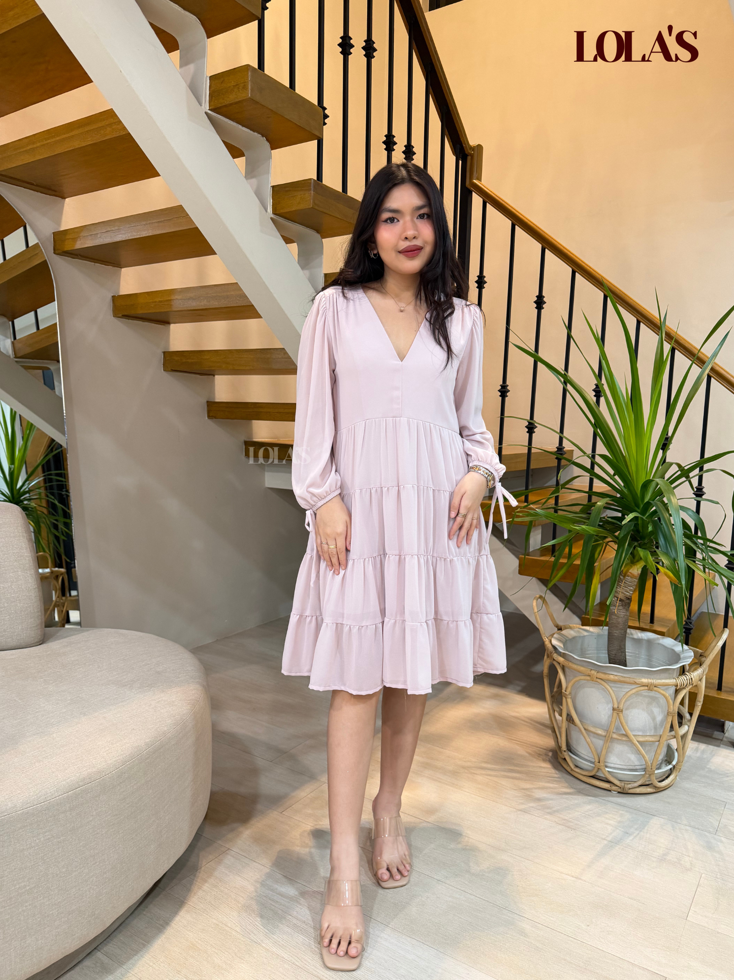 Diana Dress (Misty Pink)