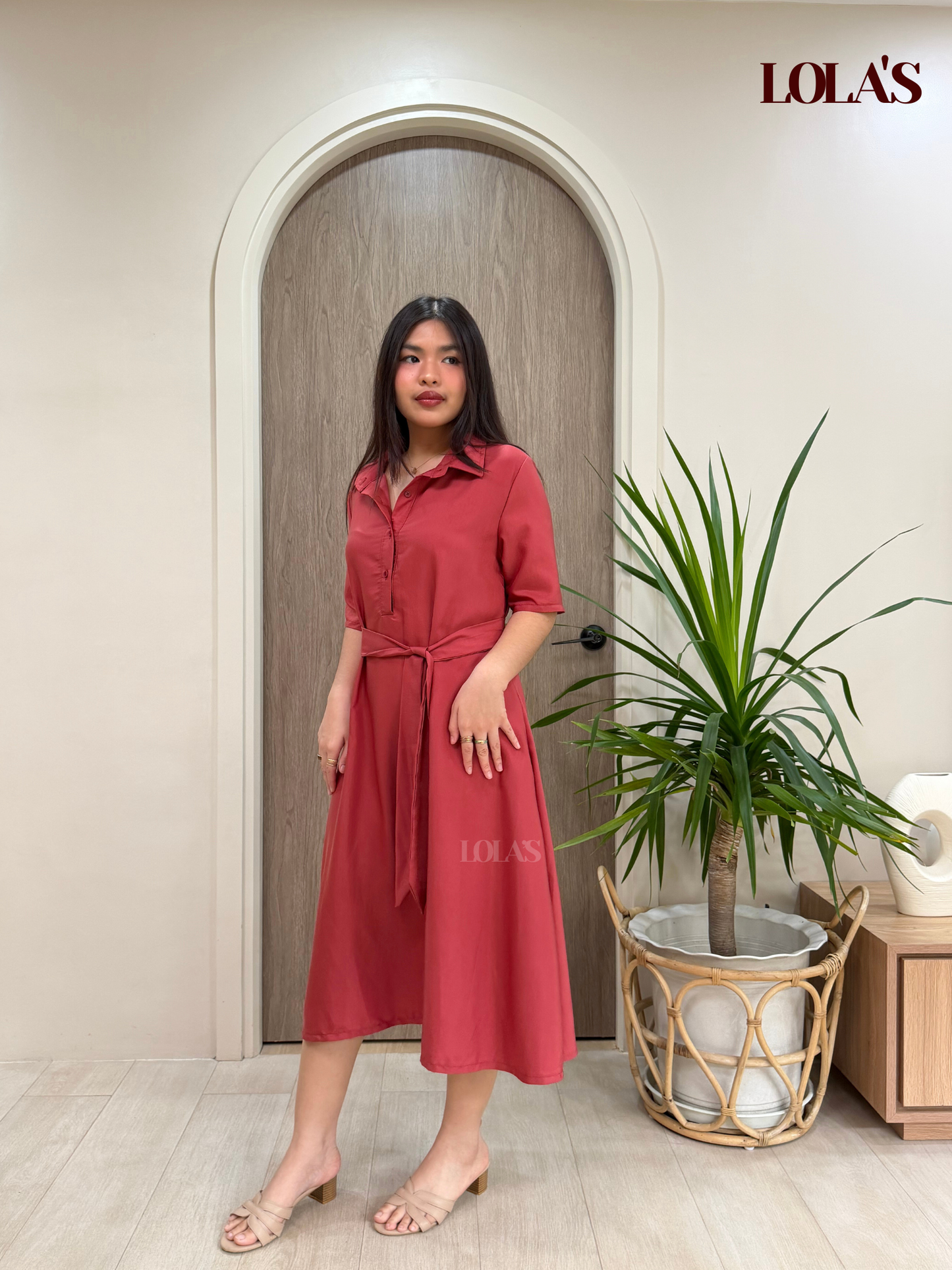 Bianca Dress (Raspberry)