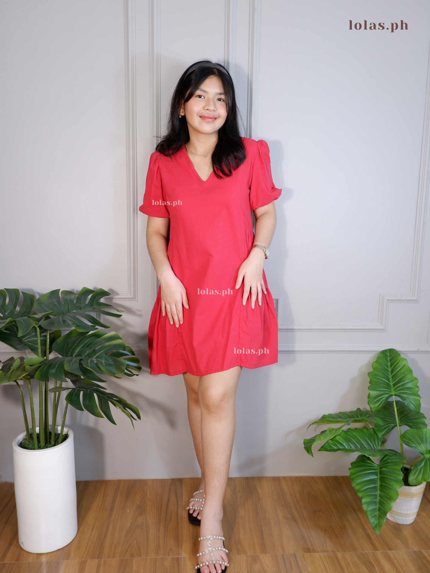 Jaegen Dress (Cherry)