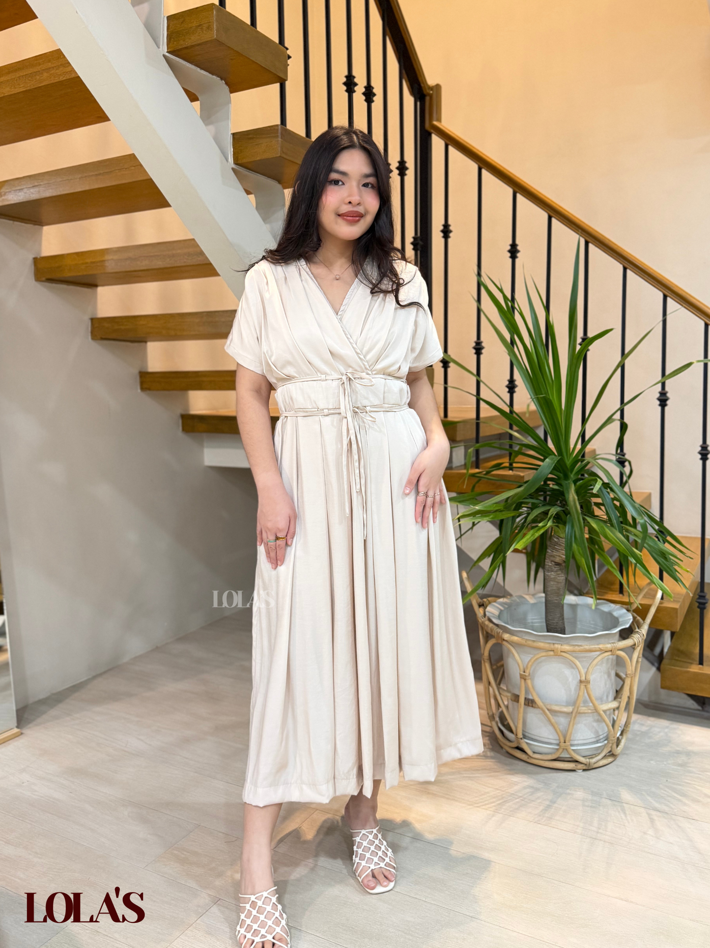 Kaye Dress (Cream)