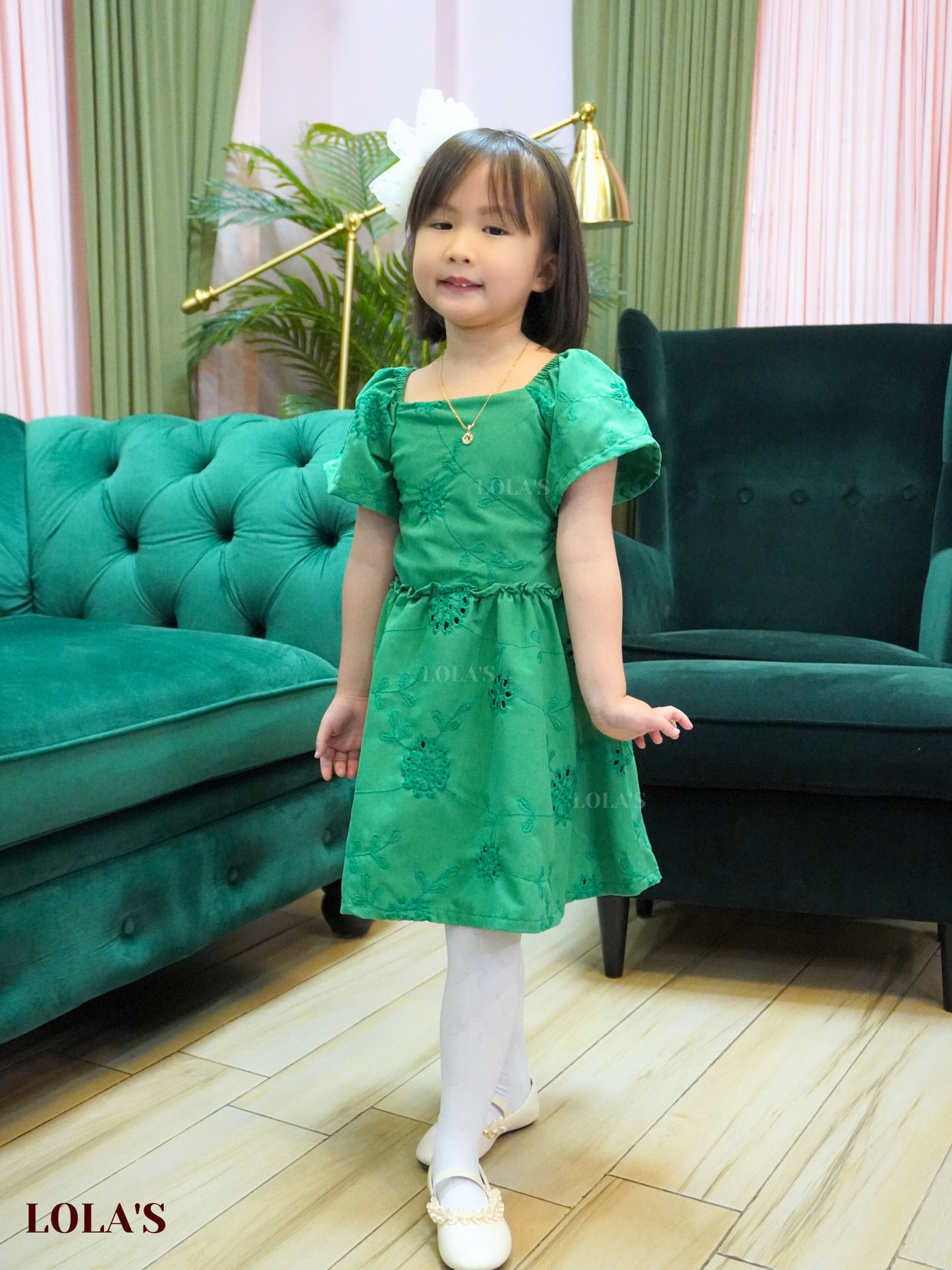 Jennie Dress (Emerald)