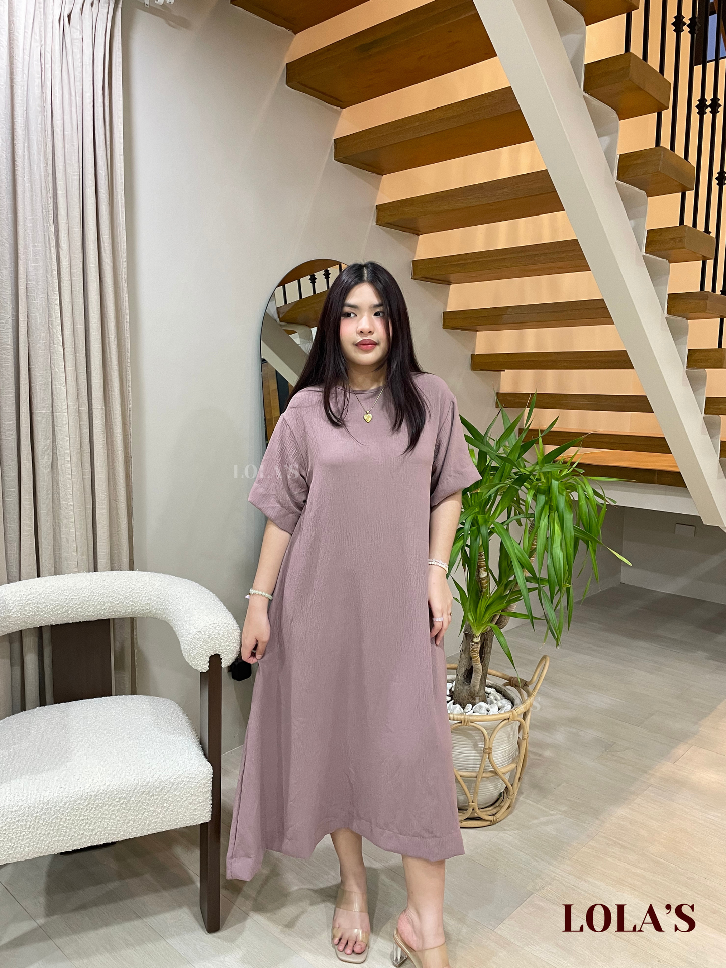 Luna Dress (Light Taupe)