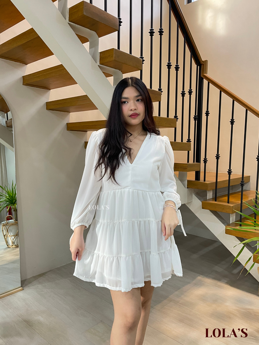 Monina Dress (White)