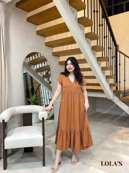 Jane Dress (Light Brown)