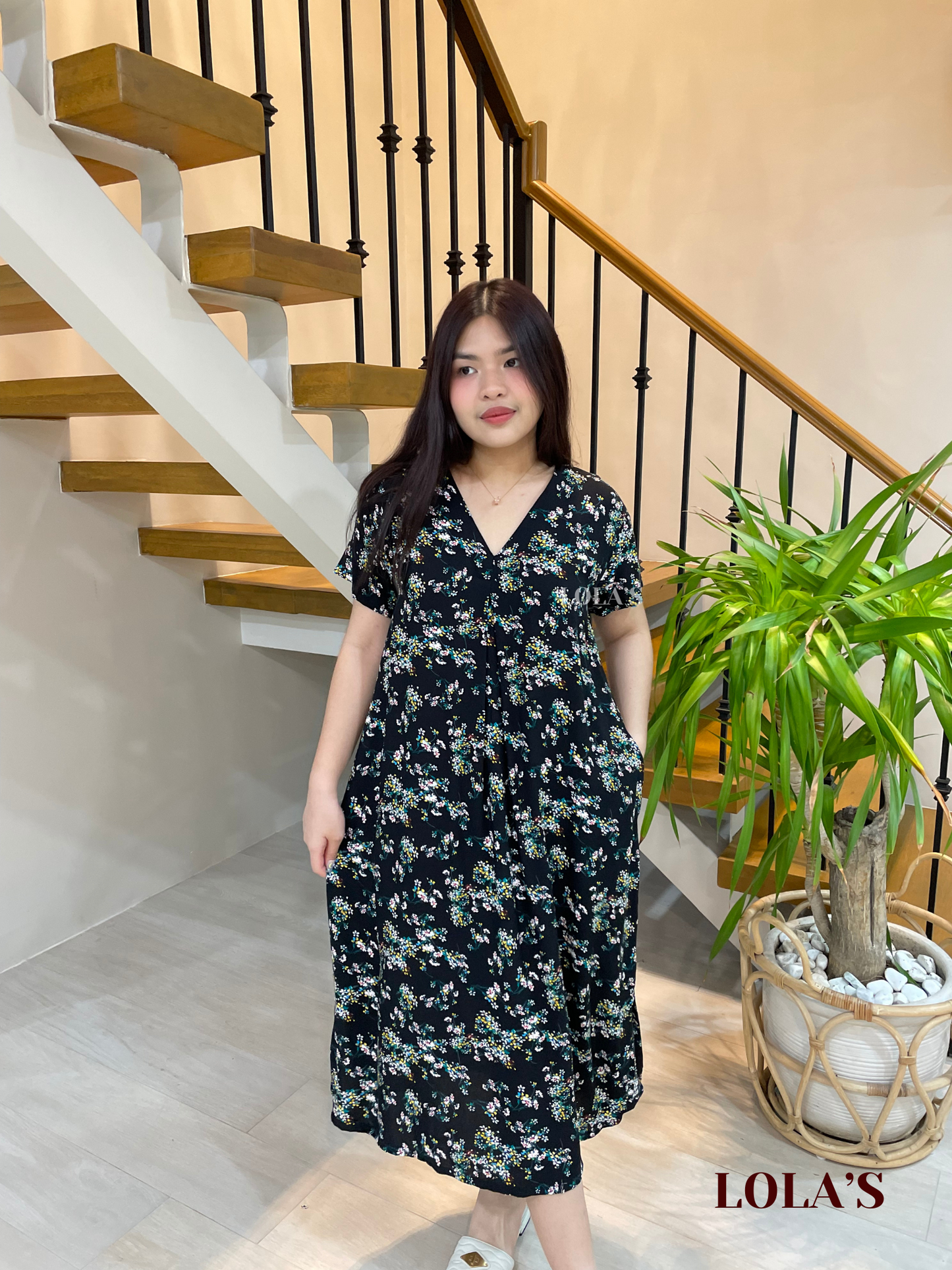 Tracy Dress (Black Spring)