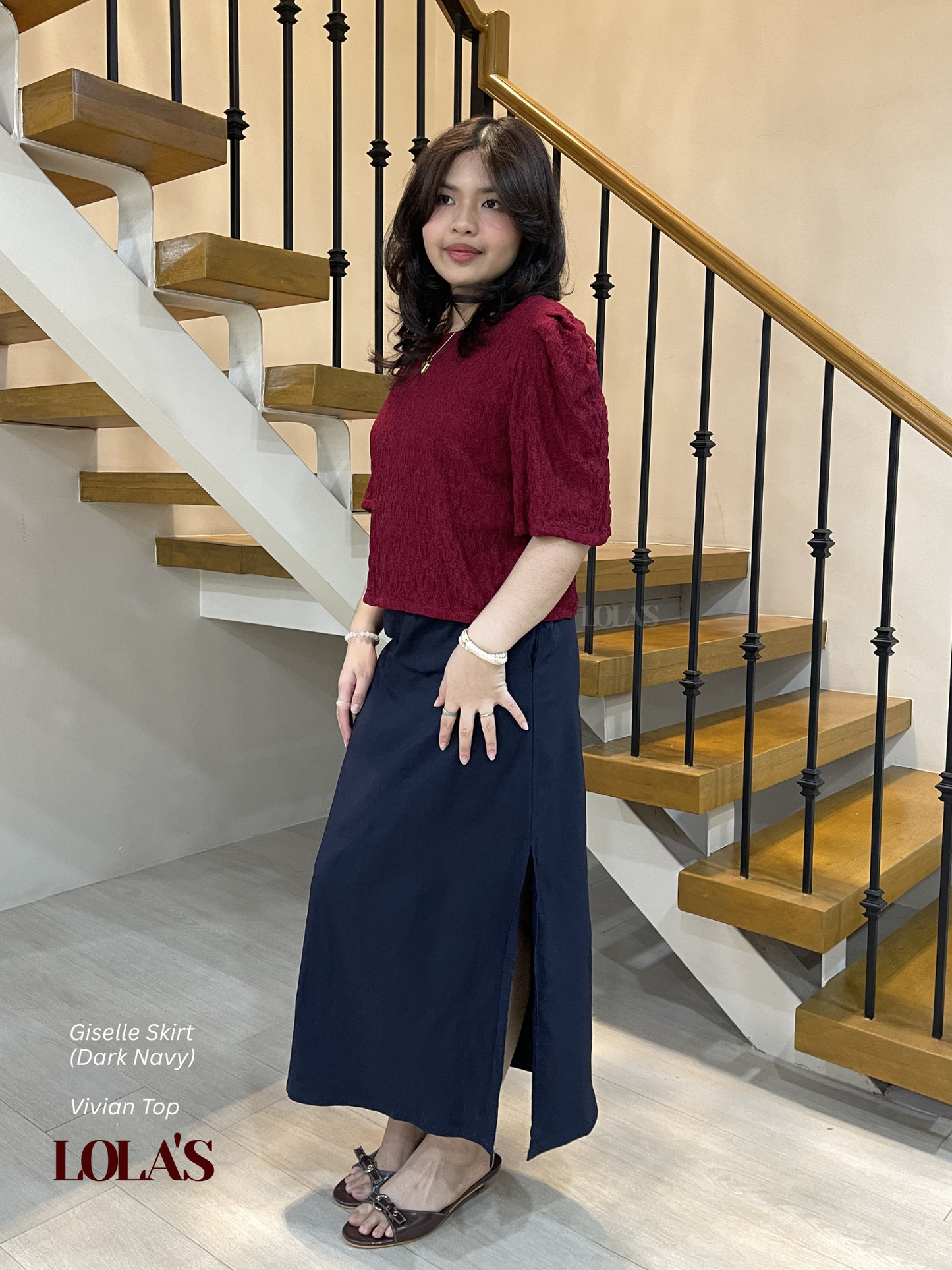 Giselle Skirt (Dark Navy)