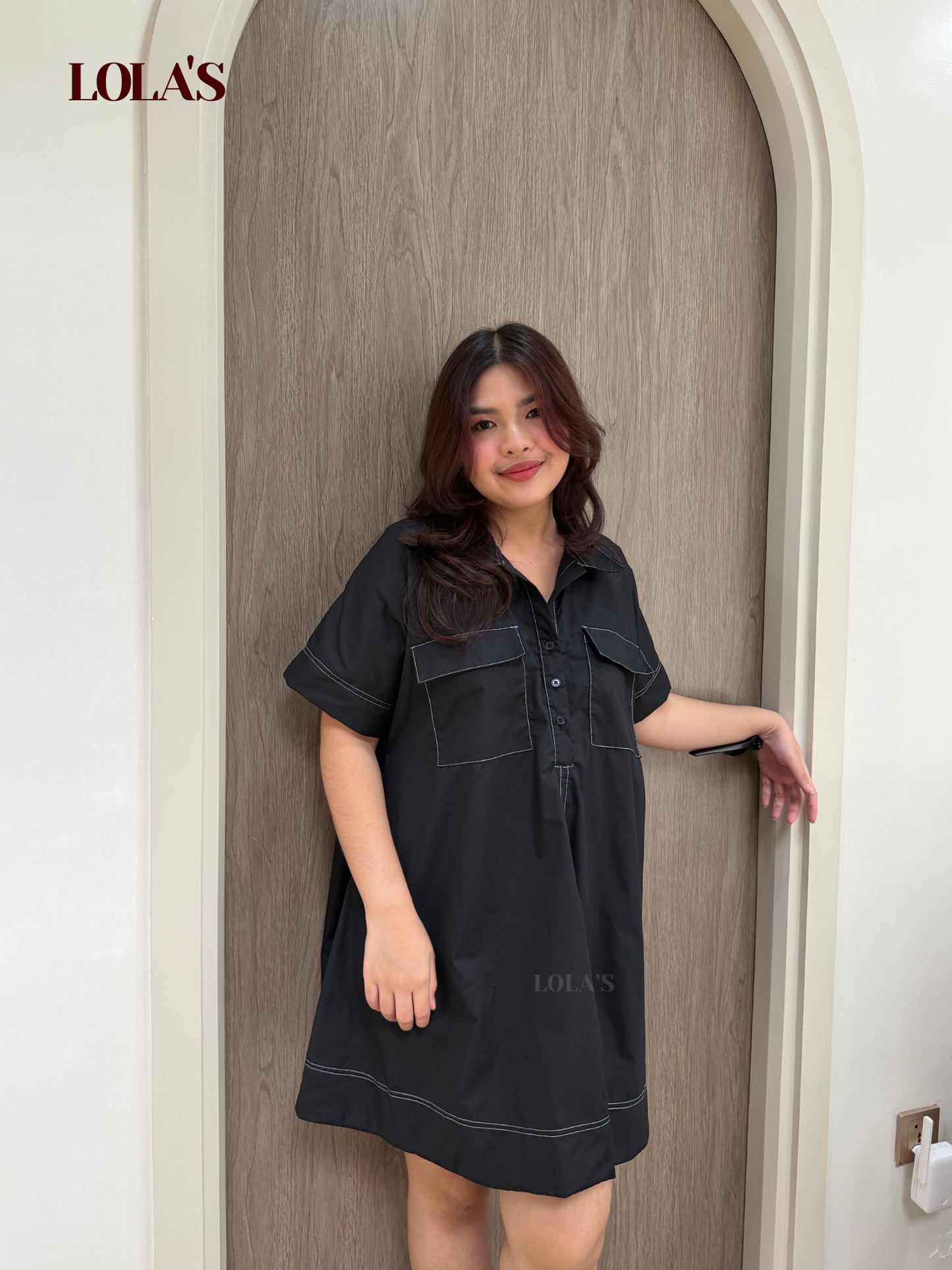 Sandrine Dress (Black)