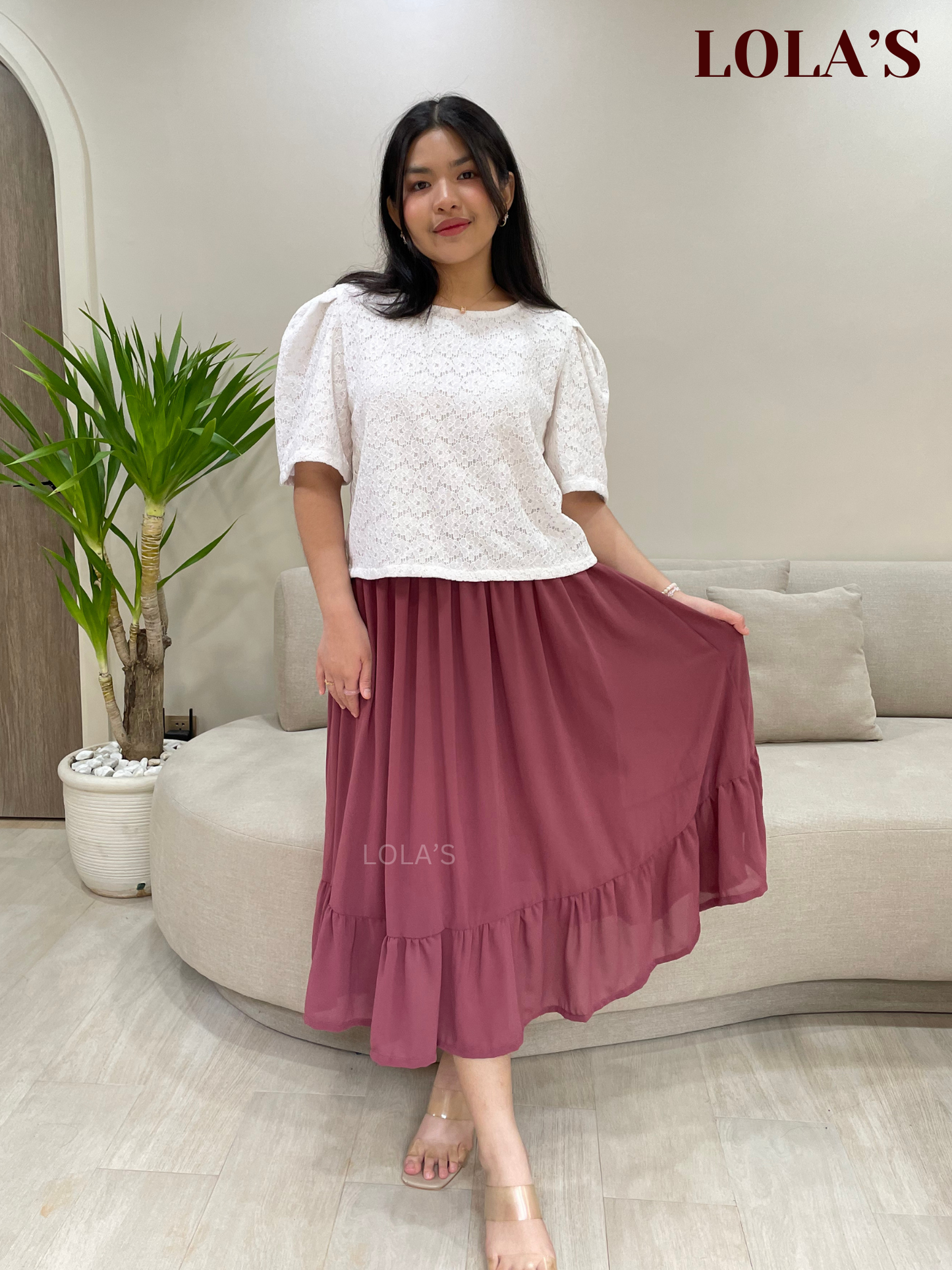 Mary Skirt (Mauve)