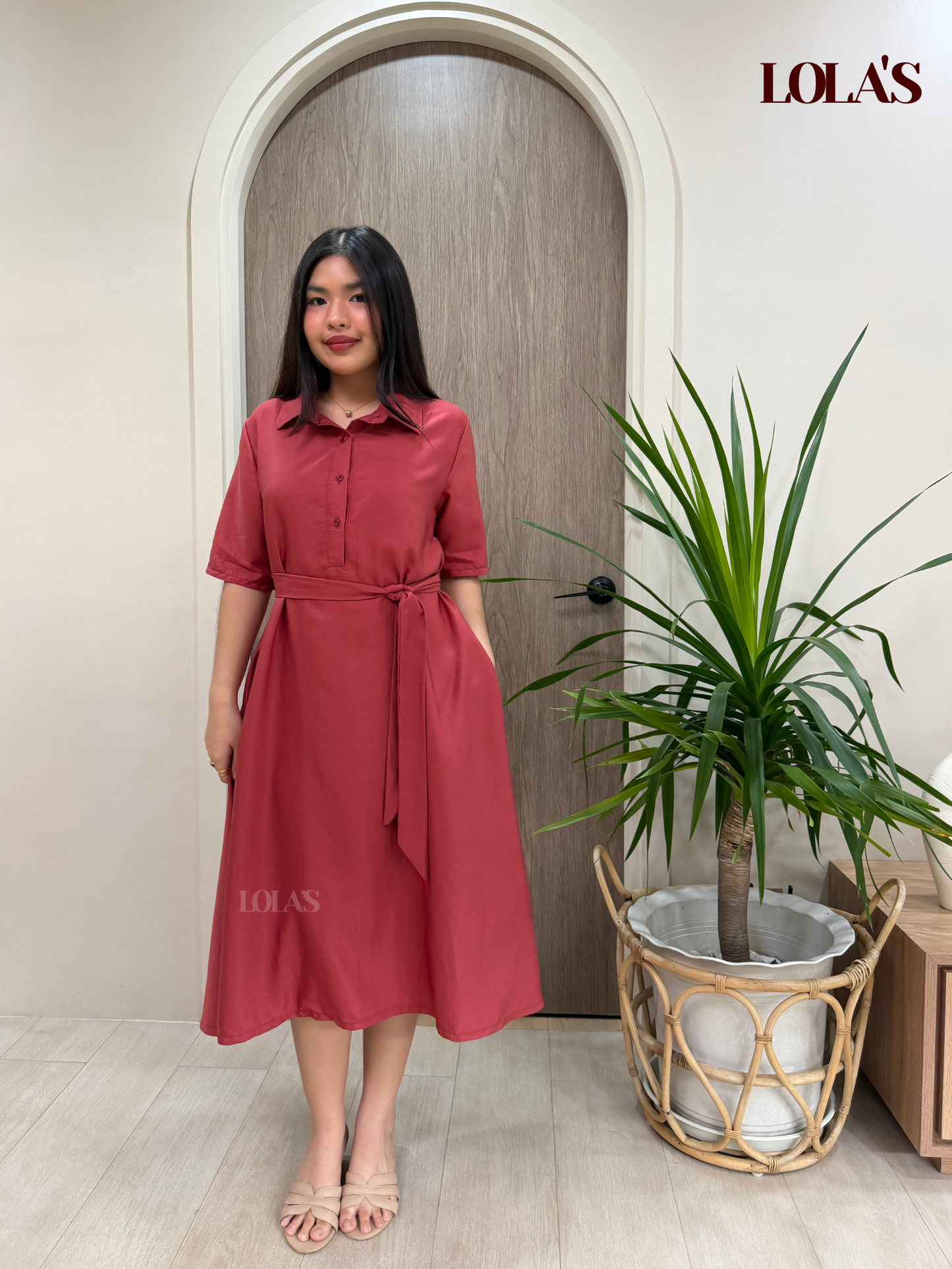 Bianca Dress (Raspberry)