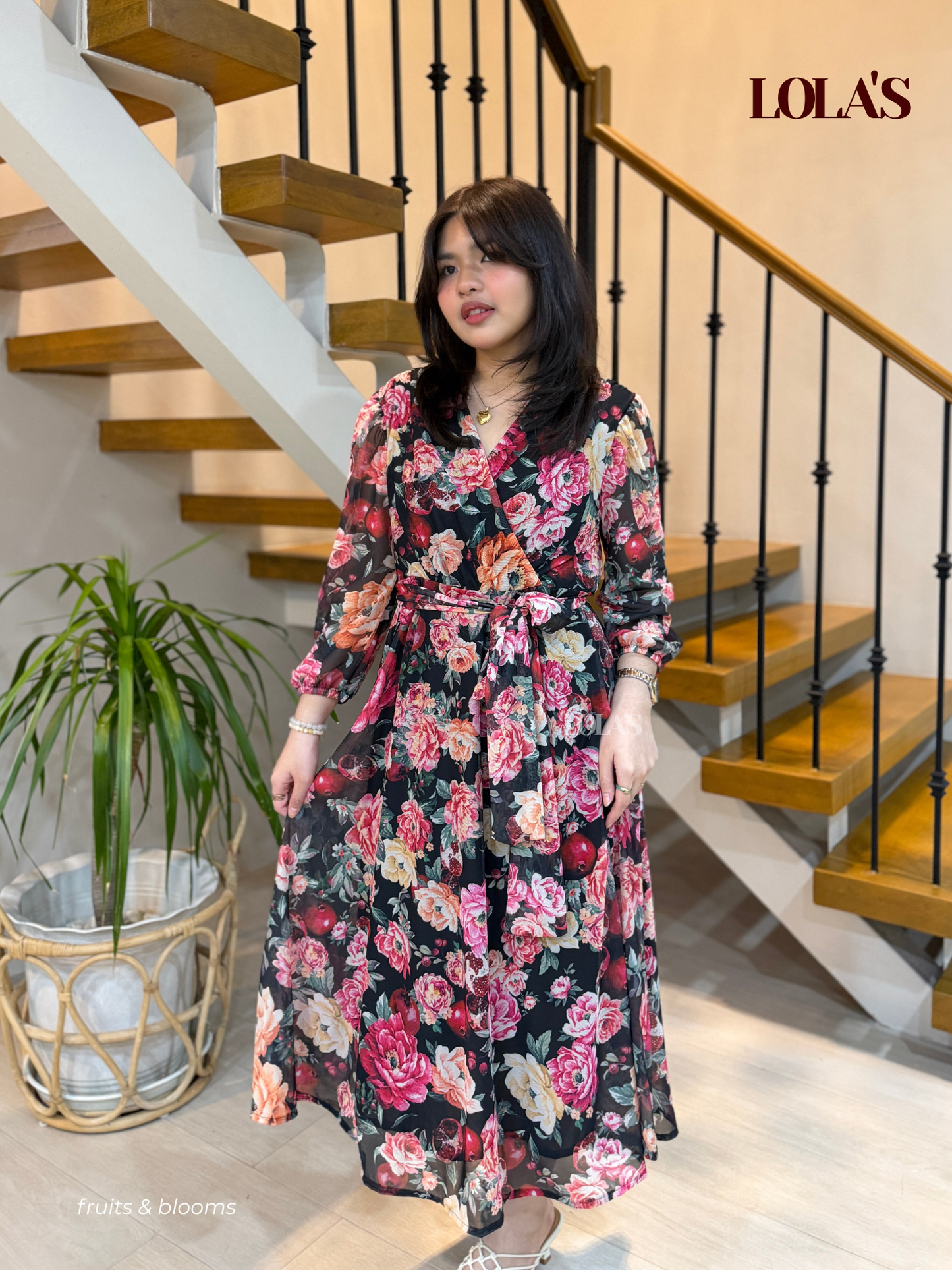 Paula Dress (Fruits & Blooms)