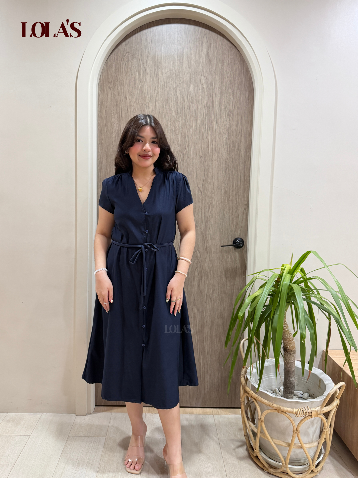 Kyle Dress (Navy Blue)