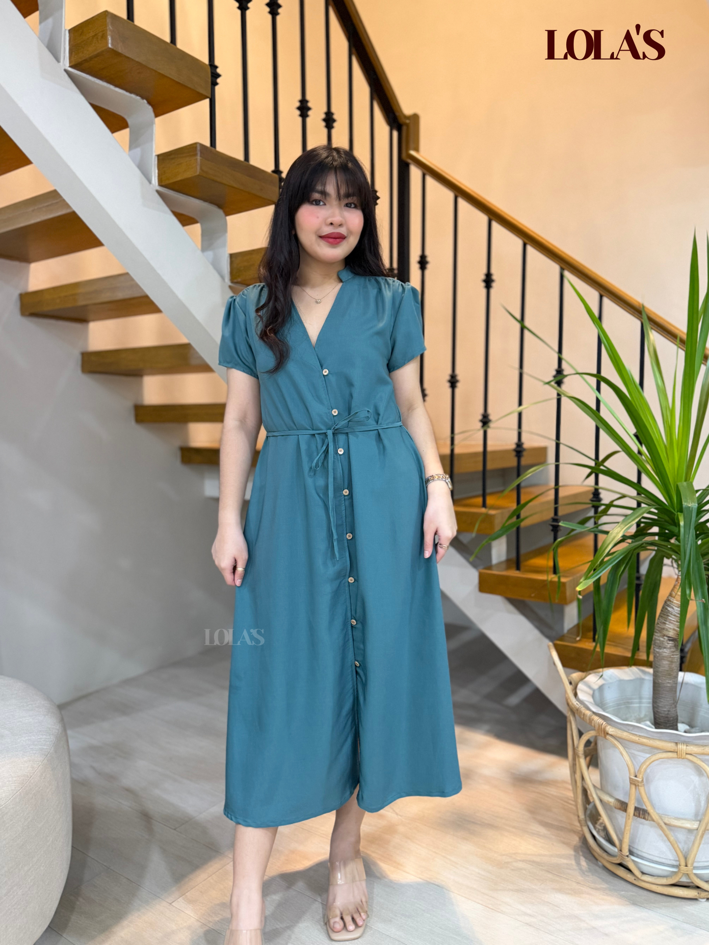 Kyle Dress (Blue Green)