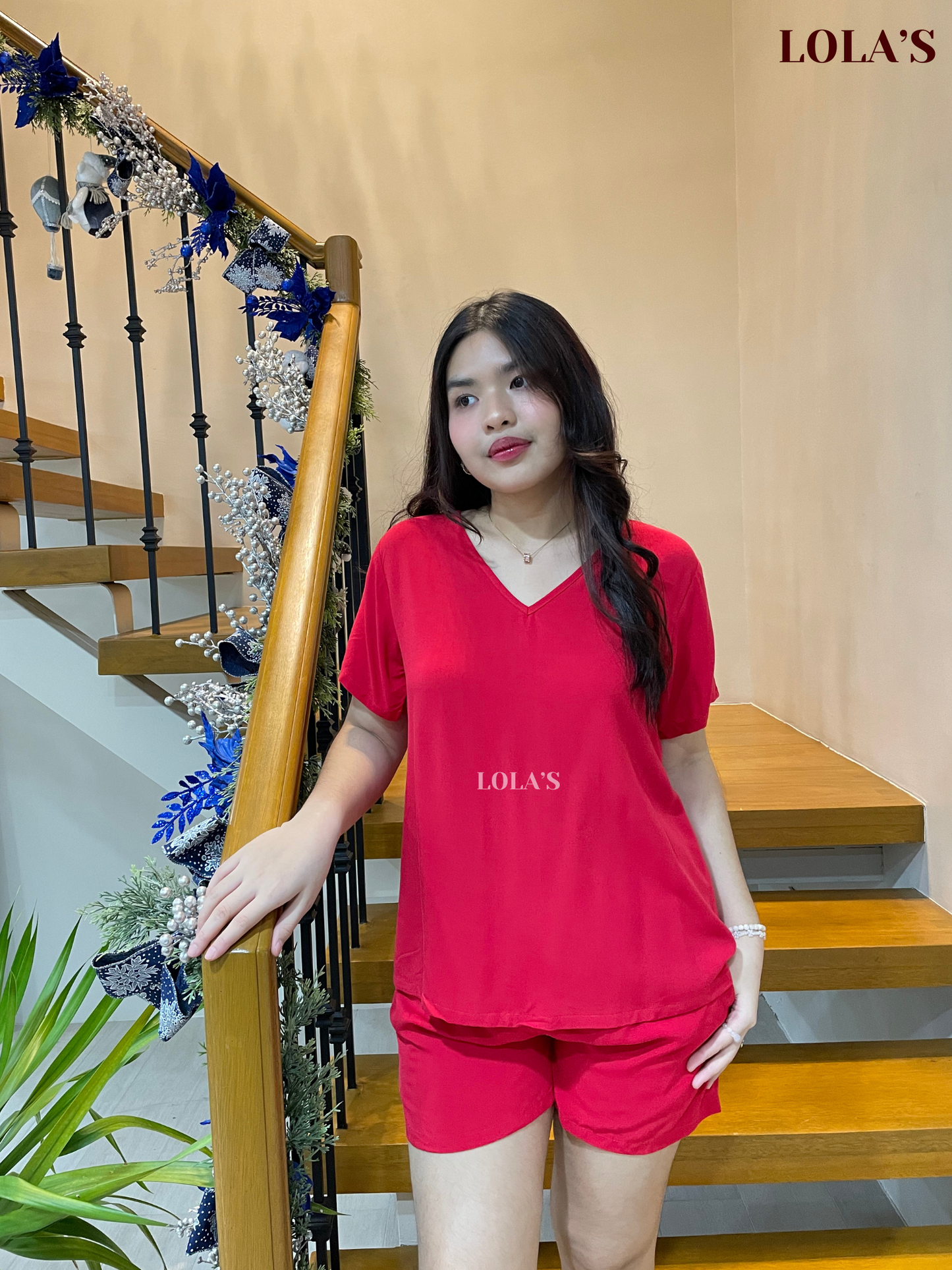 Terno Loungwear Coordinates (Red)