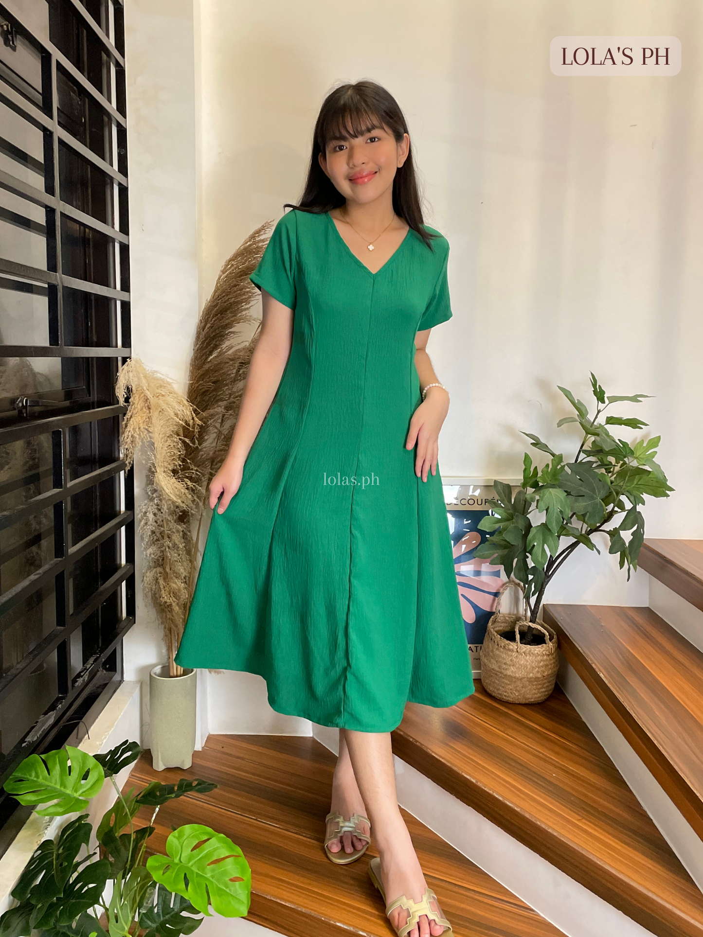 Reema Dress (Green)