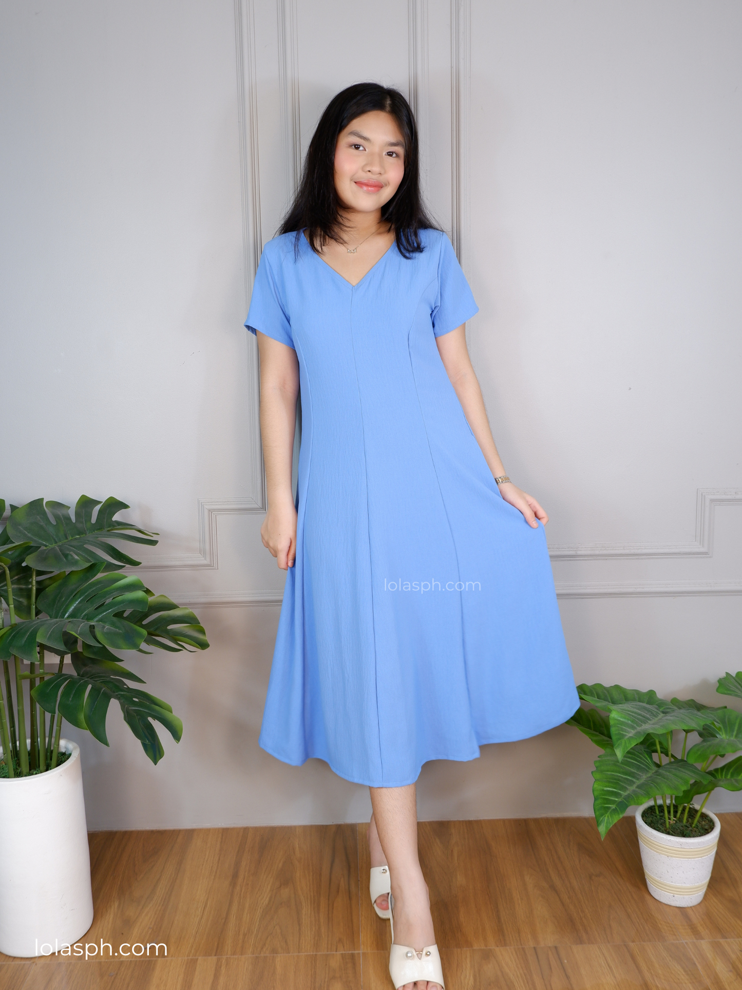 Reema Dress (Sky Blue)