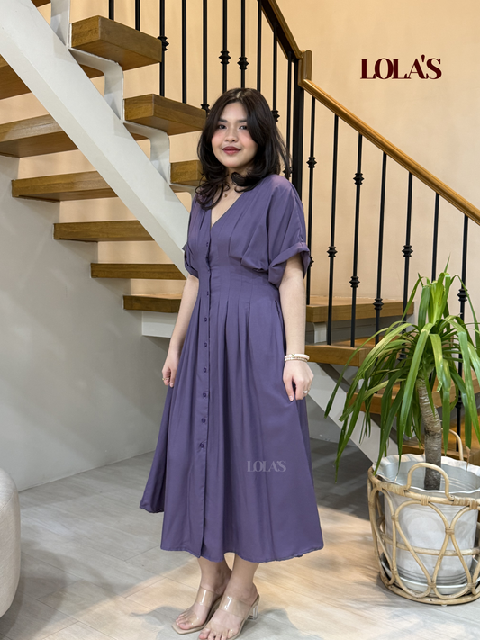 Frederica Dress (Royal Purple)