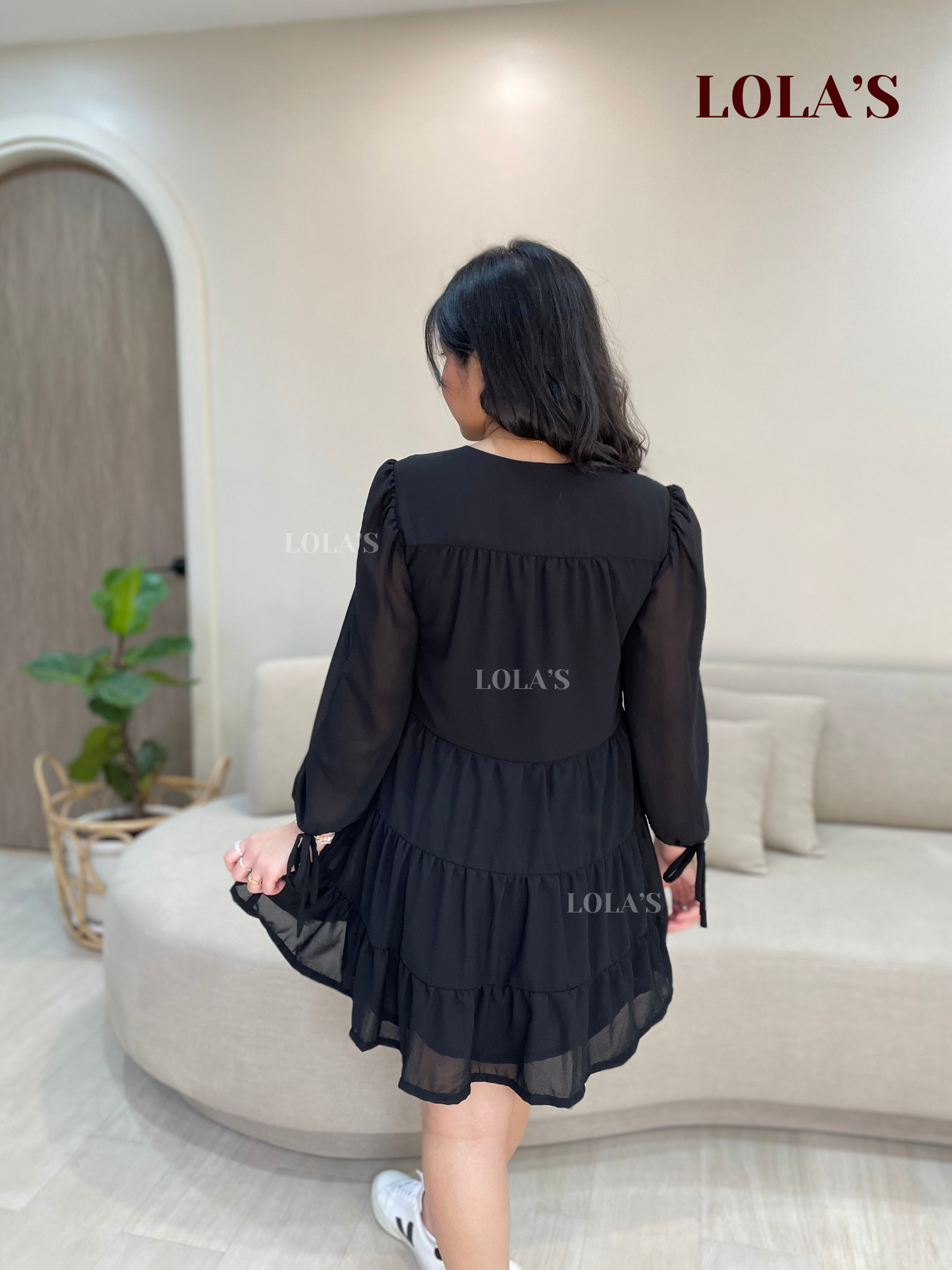 Monina Dress (Black)