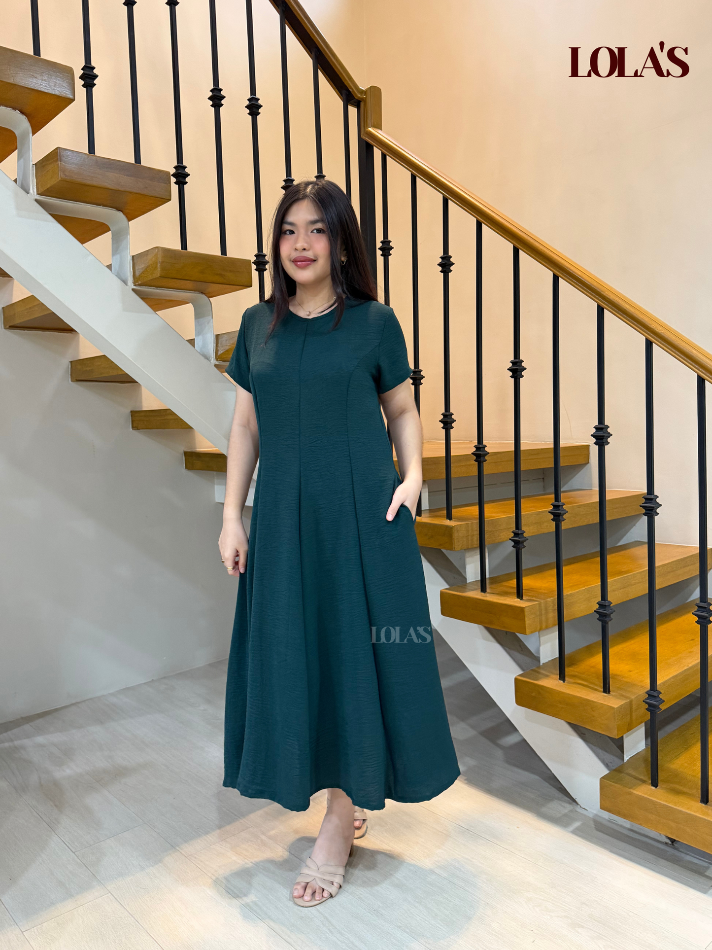 Kathleen Dress (Emerald)