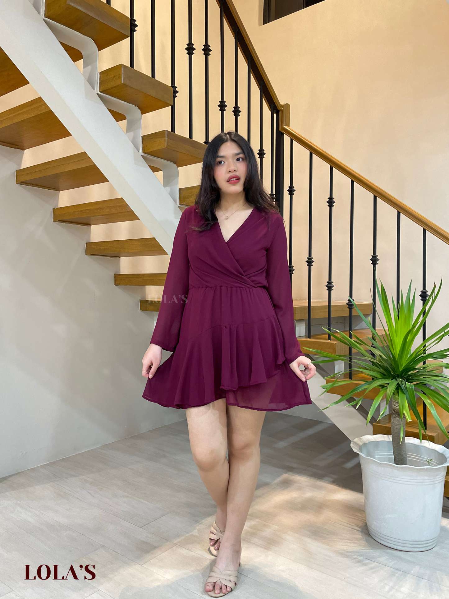 Lana Dress (Wine)