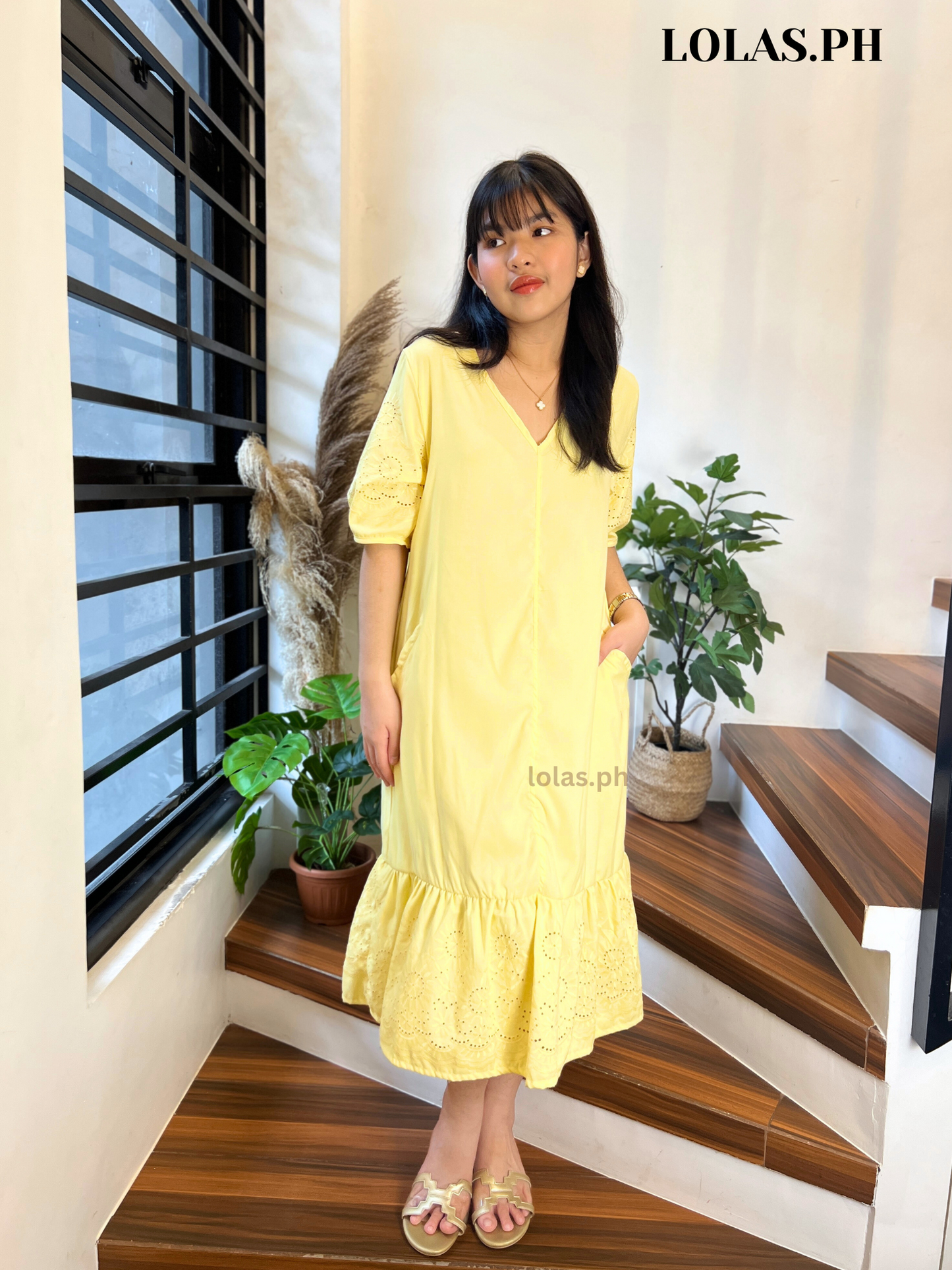 Priscilla Dress (Lemon)