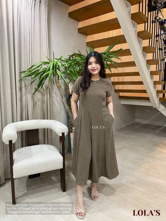 Kathleen Dress (Mocha Mousse)