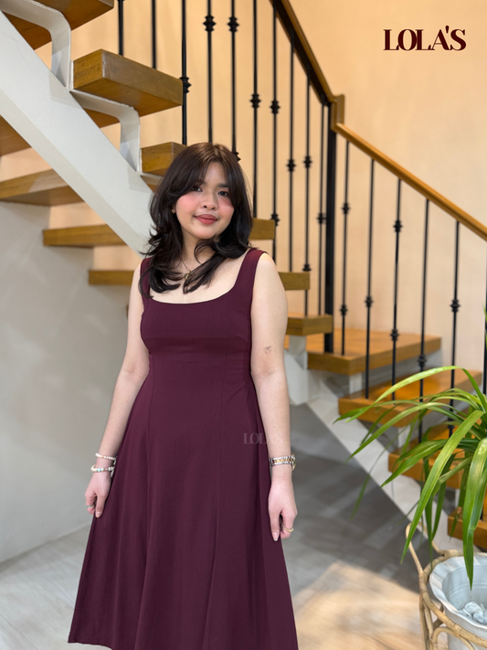Eri Dress (Wine)