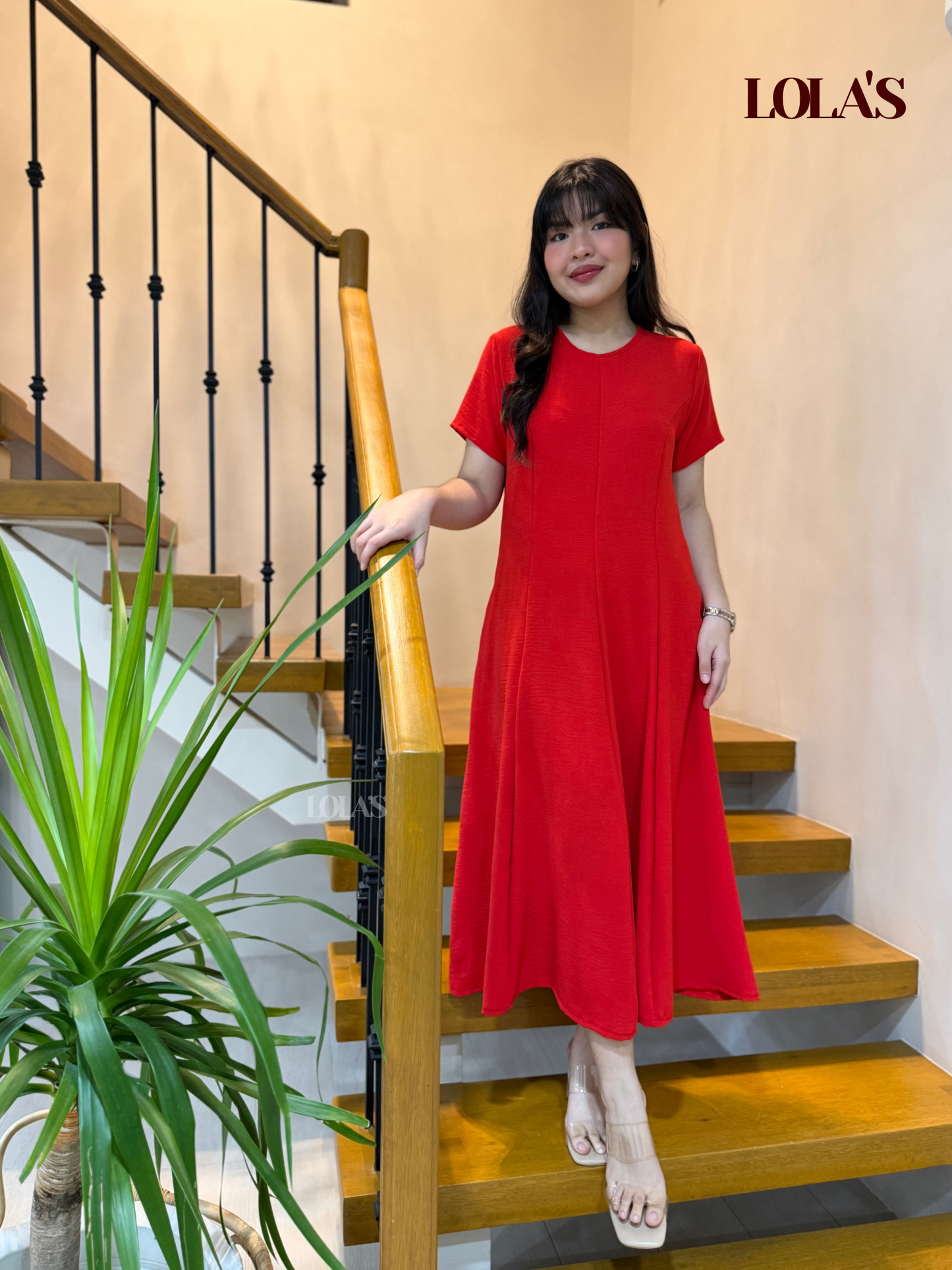 Kathleen Dress (Red)