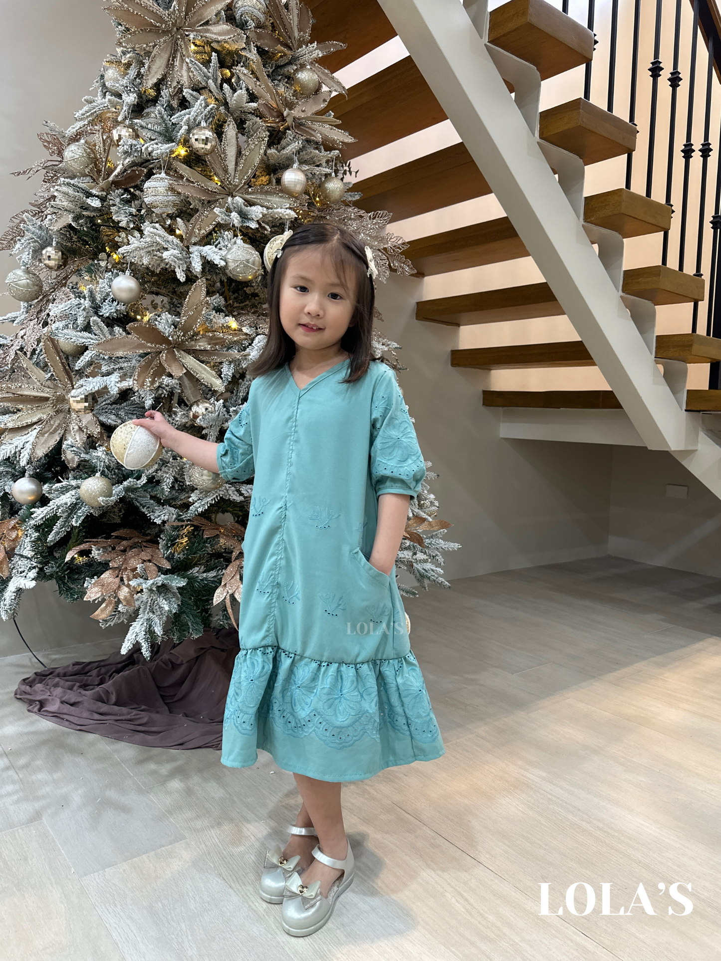 Priscilla Dress Kids (Mint)