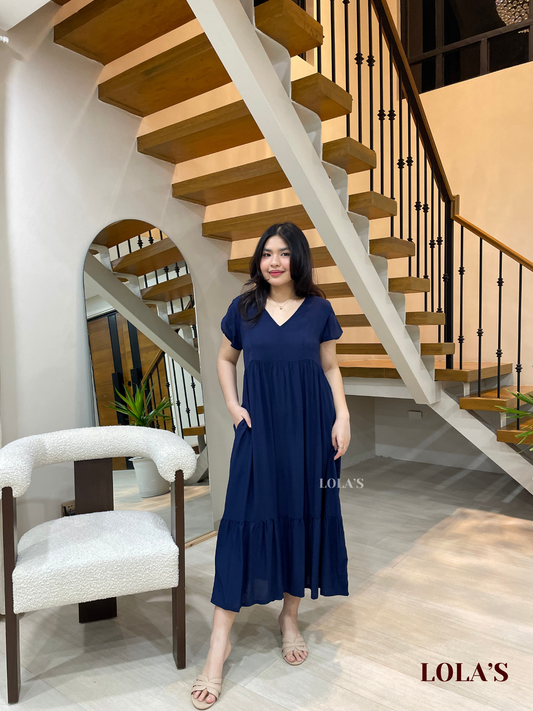 Jane Dress (Navy Blue)