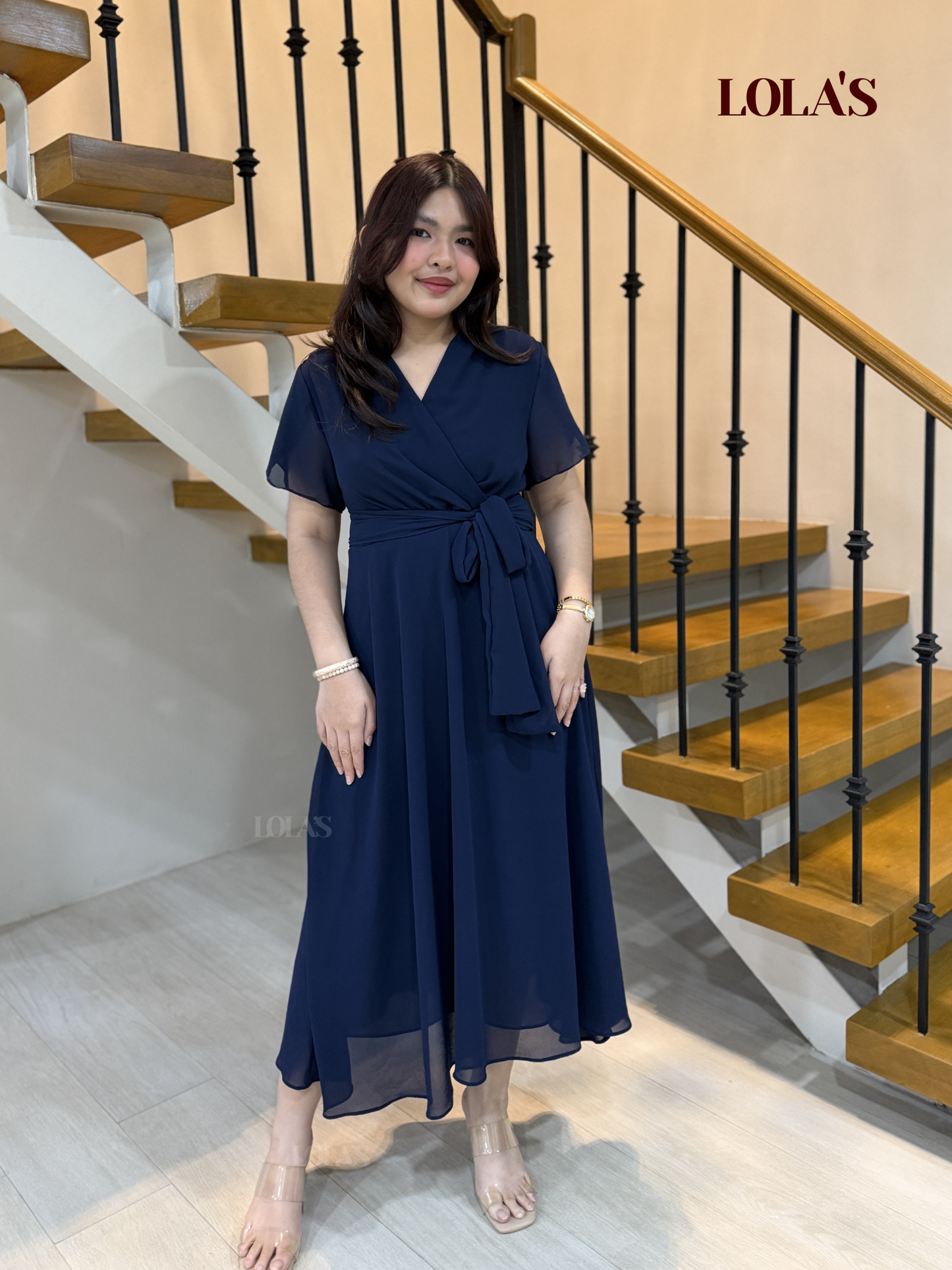 Glinda Dress (Navy Blue)
