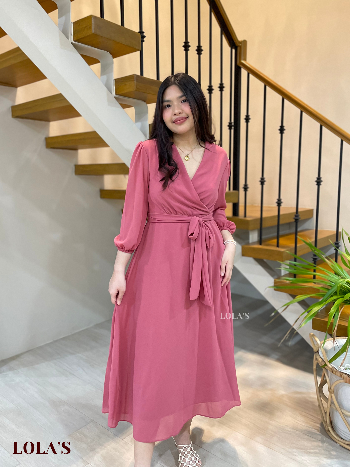 Paula Dress (Mauve)