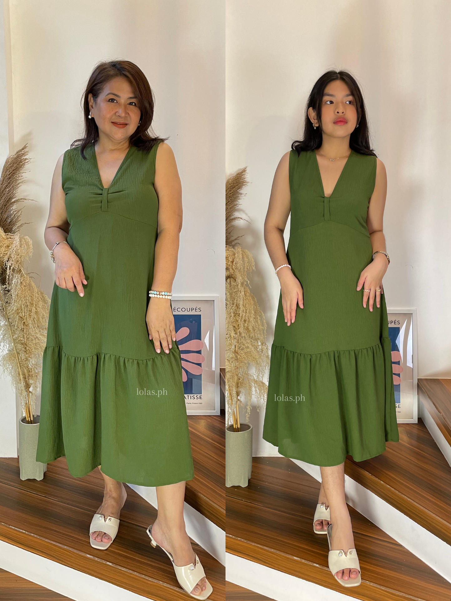 Hyekyo Dress (Forest Green)