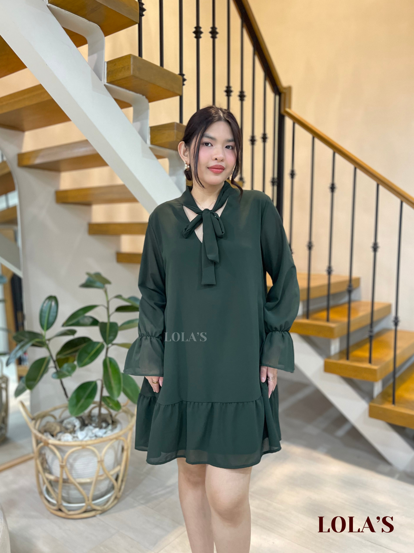 Daph Dress (Army Green)