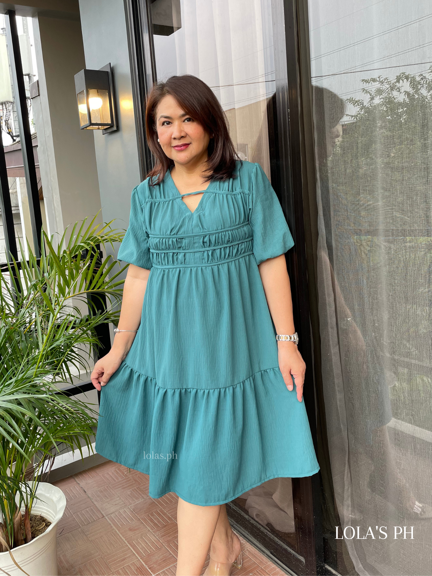 Louise Dress (Teal)