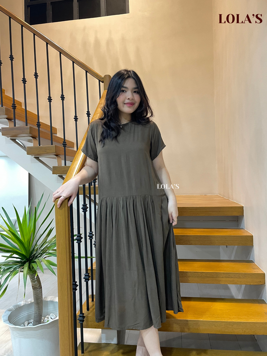 Mina Dress (Dark Taupe)