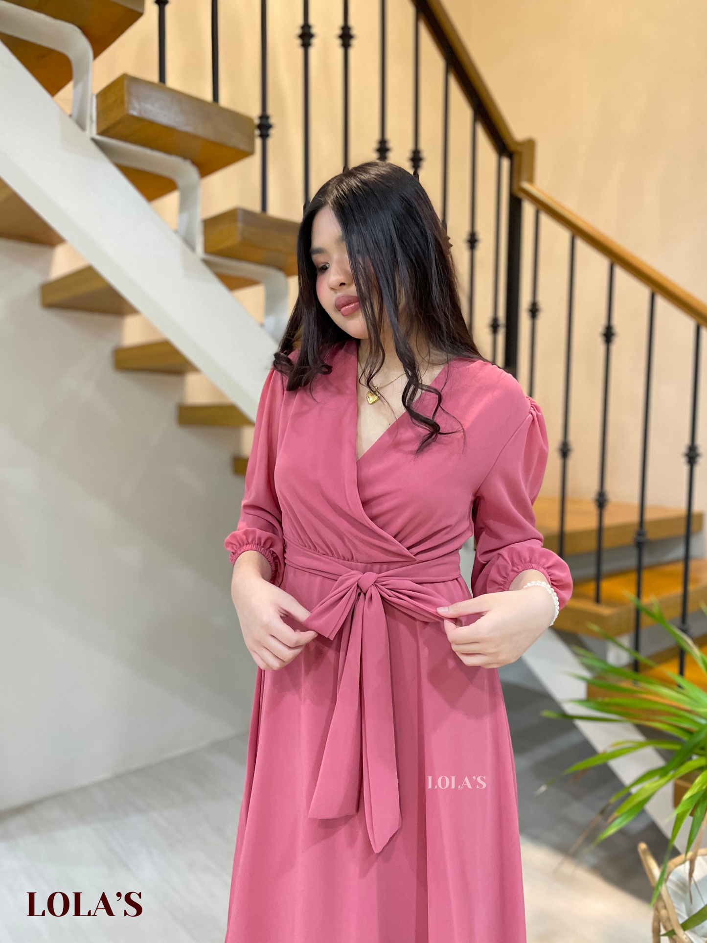 Paula Dress (Mauve)