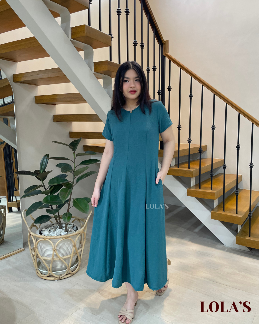 Kathleen Dress (Emerald)