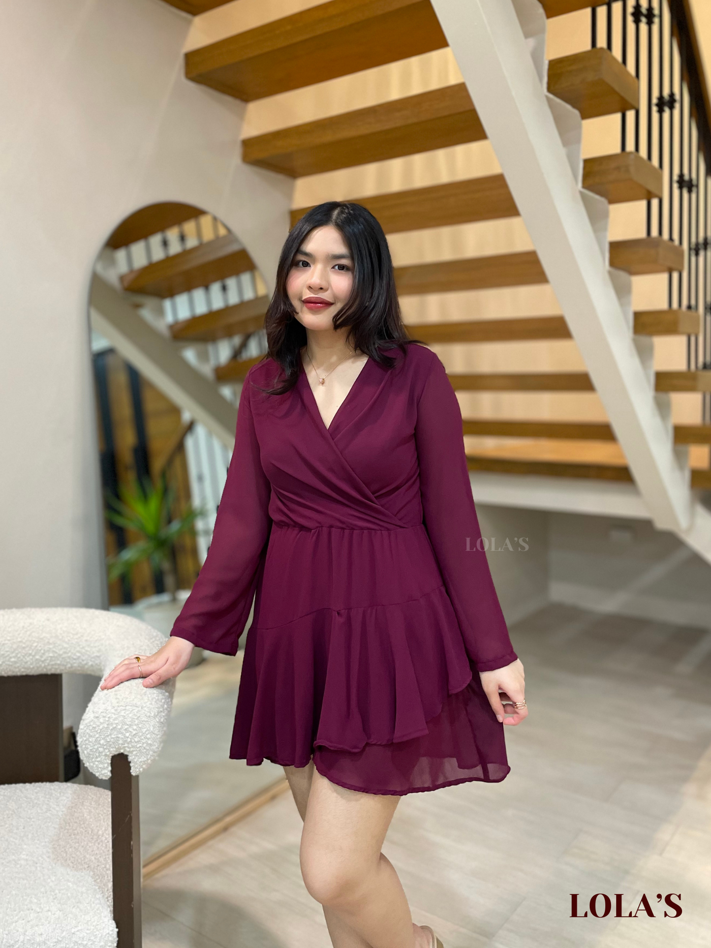Lana Dress (Wine)