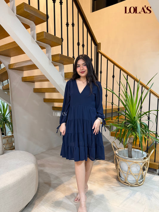 Diana Dress (Navy Blue)
