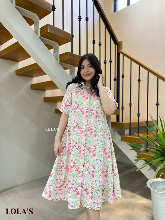 Alexa Polo Dress (Fresh Blooms)