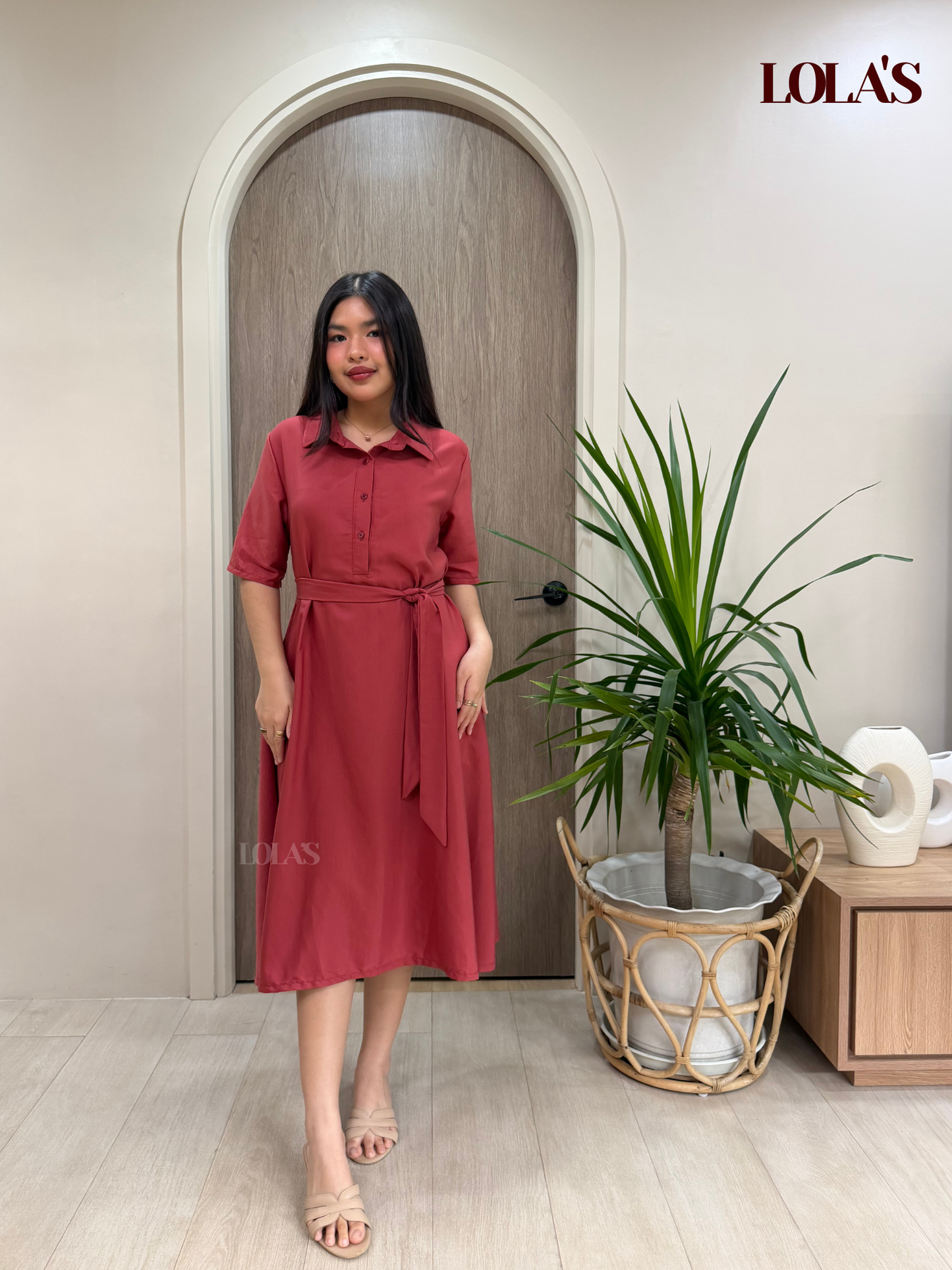 Bianca Dress (Raspberry)