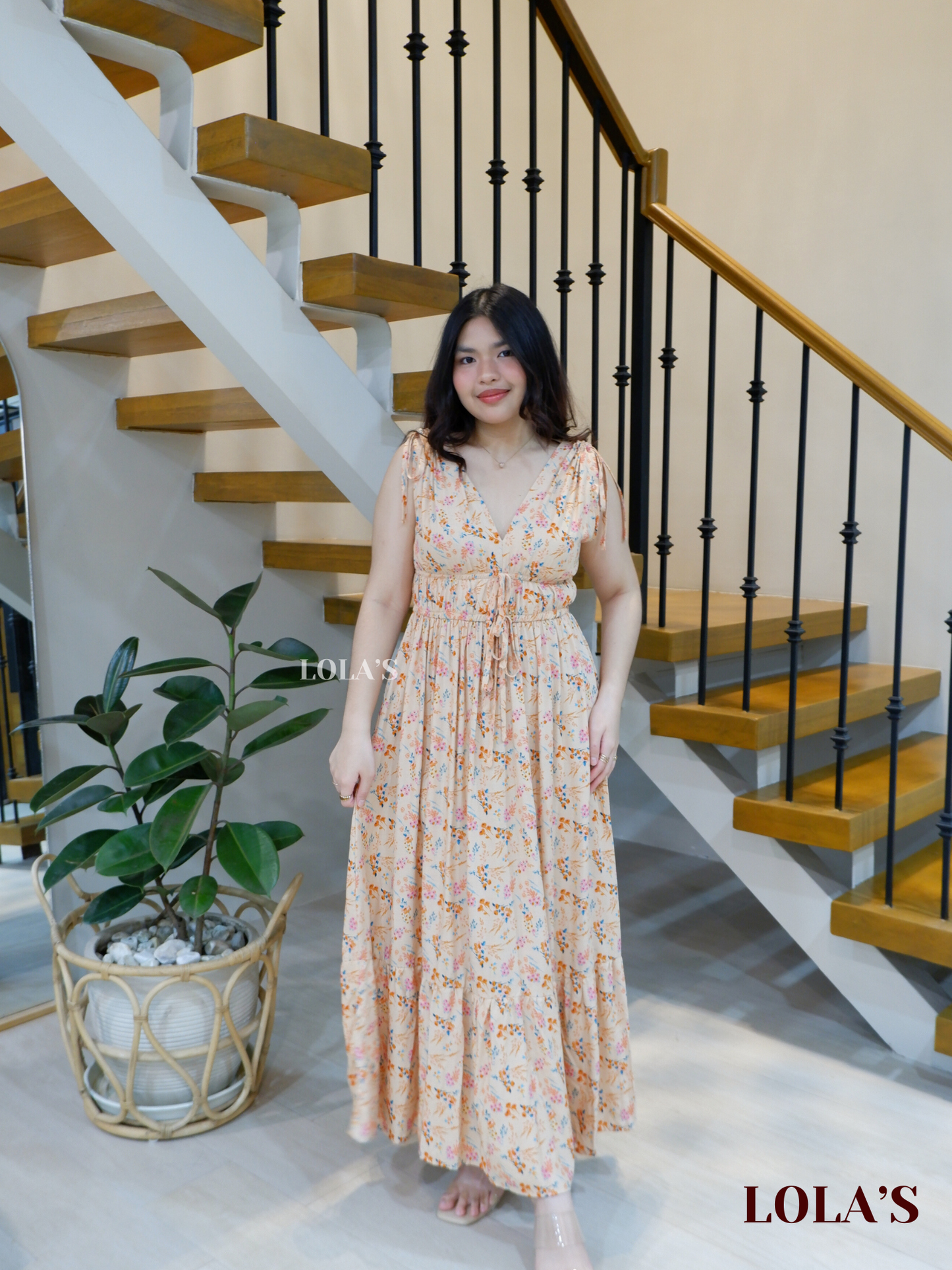 Adeline Dress (Lively Orange)