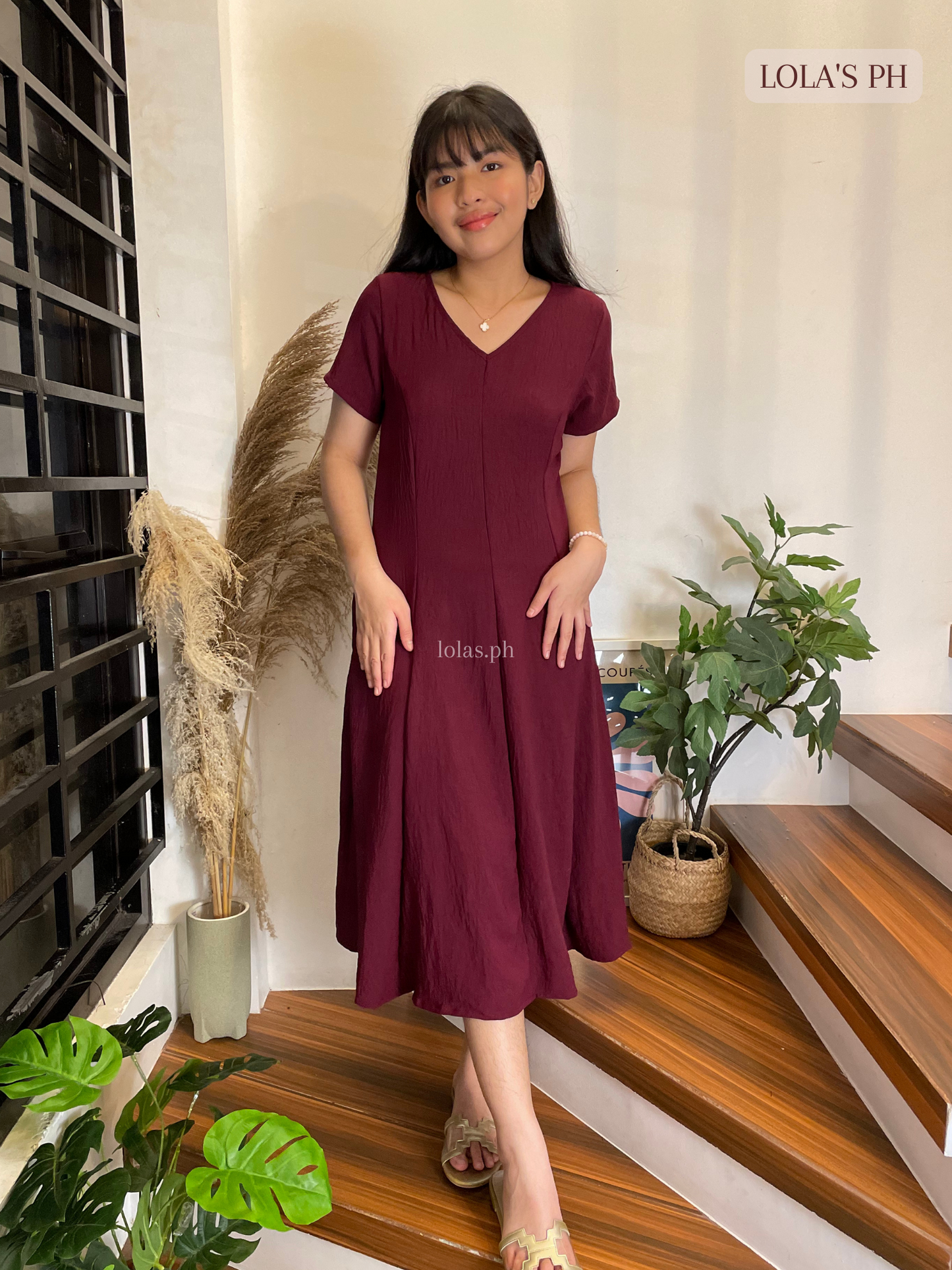 Reema Dress (Plum)