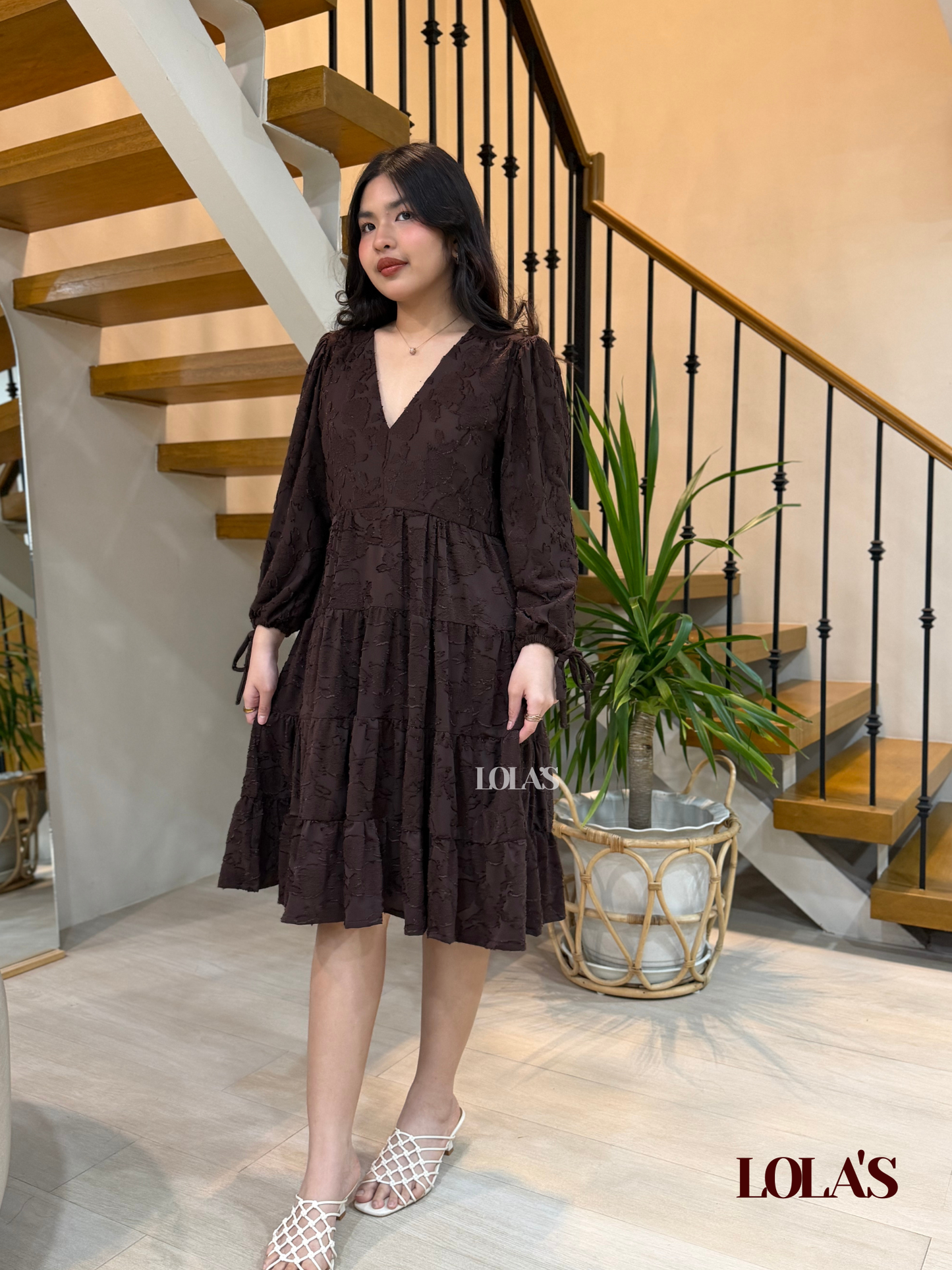 Diana Dress (Dark Choco)