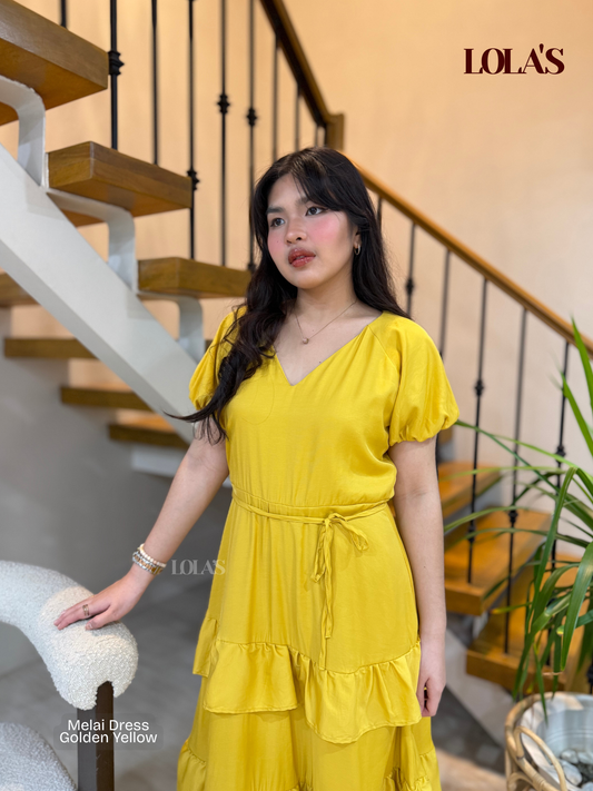 Melai Dress (Golden Yellow)