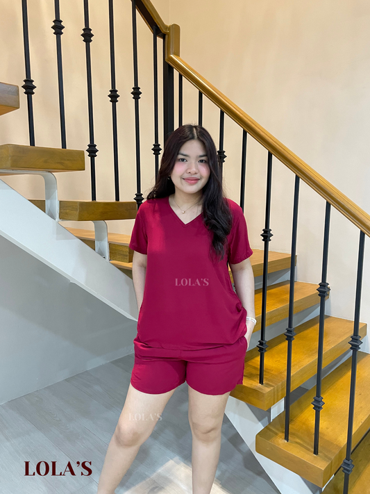 Terno Loungewear Coordinates (Wine)