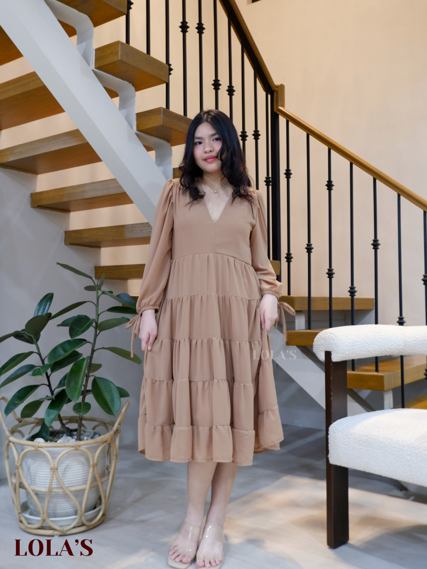 Anna Dress (Mocha)