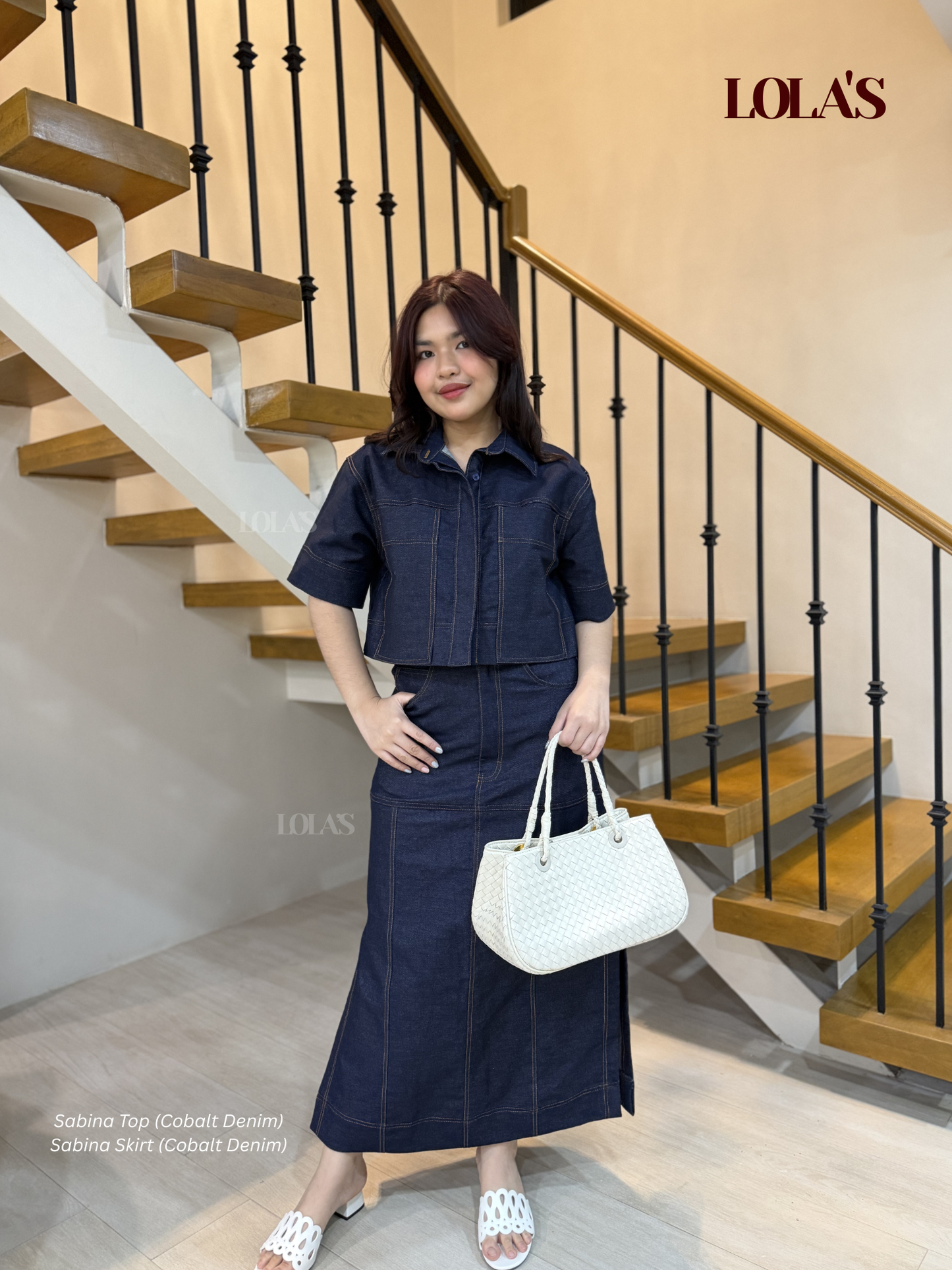 Sabina Skirt (Cobalt Denim)