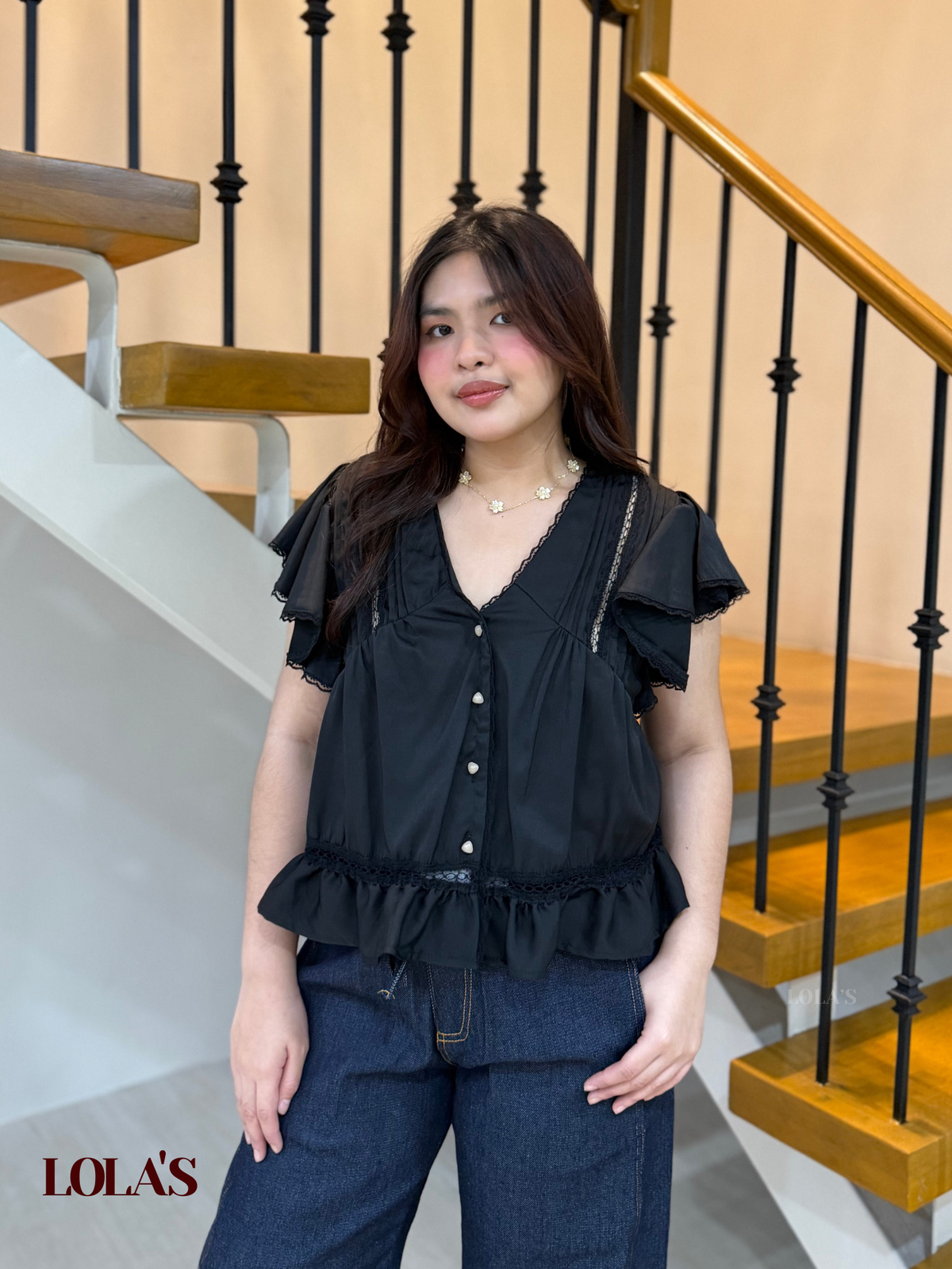 Arianna Blouse (Black)